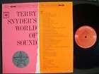 TERRY SNYDER Mister Percussion 1960 UA STEREO LP NM  