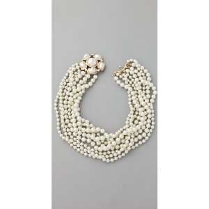  Kenneth Jay Lane Pearl Clasp Necklace Jewelry
