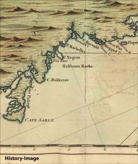 1768 VERY LARGE WALL MAP NOVA SCOTIA ST JOHNS ISLAND  
