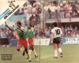 SOCCER WORLD CUP 1990 ARGENTINA   CAMEROON   USSR mag  