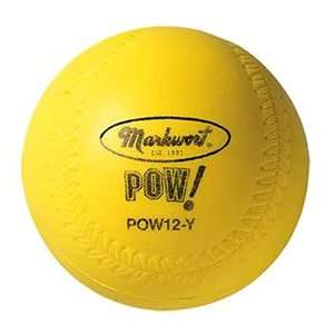  Markwort 12 Pow Softballs YELLOW 12 (ONE DOZEN) Sports 