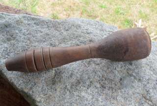 Antique Hardwood Potato Masher Woodenware Treenware  