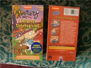 NEW A Rugrats Thanksgiving (VHS) Cartoon Movie)  sealed  