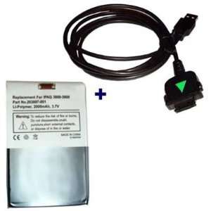 SYNC & CHARGE Cable for HP iPaq 38xx   39xx Series PDA + Internal PDA 