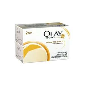  Olay Bath Bar Ultra Moisture Size 2X4.25OZ Beauty