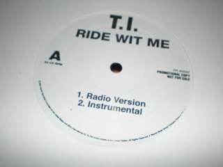 NM 12 LP T.I. Ride Wit Me x4 Mixes WLP ~HEAR~  