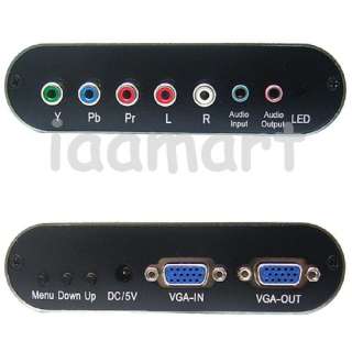 HD Box Pro YPbPr to VGA Converter for PS3 Wii 1080P  