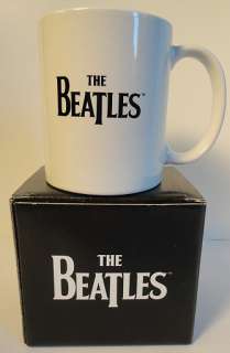 With the Beatles MINT Coffee Mug Cup NEW Boxed Album Cover Art 12 oz 