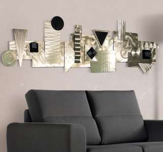 Abstract Contemporary Metal Wall Art Decor Sculpture  