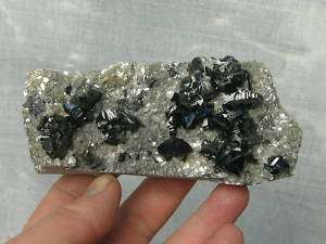 384g SHINNING Cassiterite Crystal Clusters on Mica,Rock  