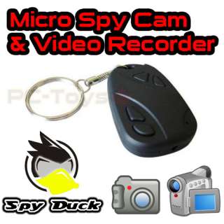 SpyDuck Micro Wireless Hidden Tiny Pinhole Spy Camera & Video + Audio 