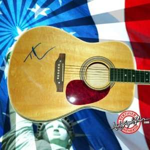 Tim McGraw Autograph Signed Acoustic Guitar & Exact Video Proof