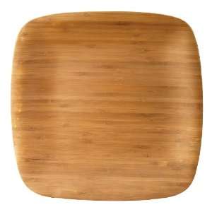  Totally Bamboo Soft Square Plate, Dark, 12 Kitchen 