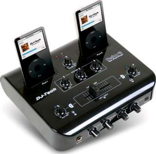 DJ TECH Dual iPod Mixer w/ Dual Video Output UMIX2 846903000279  