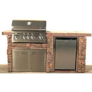   Island With Lion L75000 32 Inch Natural Gas Grill Patio, Lawn