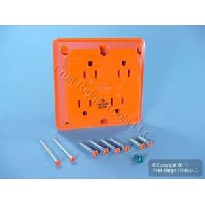 Leviton Orange 4 in 1 Receptacle HOSPITAL GRADE ISOLATED GROUND Outlet 