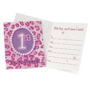    1st Birthday Diva Invitations (8) Party Supplies Toys & Games