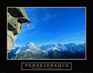 Framed Rock Climbing Motivational Posters Goals  