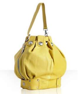 Kooba yellow leather Waverly shoulder bag  