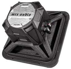 MTX TS5512 22 12 SQUARE SUBWOOFERS + VENTED SUB BOX  