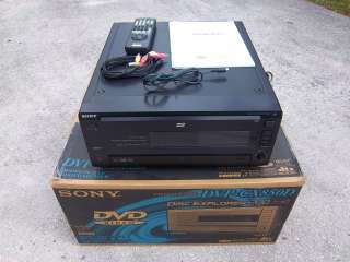 Sony DVP CX850D 200 Disc CD/DVD Changer with manual, remote, cables 