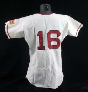   Cardinals NCAA Game Used Baseball Jersey #16 w/ USA Flag Patch  