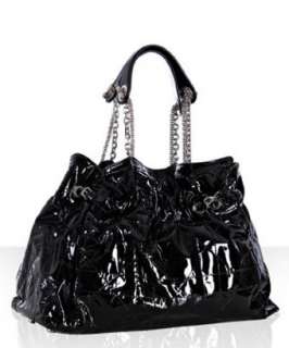 Christian Dior black quilted patent Le 30 chain tote   up to 