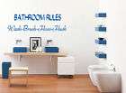 AIM TO KEEP THE BATHROOM CLEAN PEE FUNNY WALL ART QU013 items in 