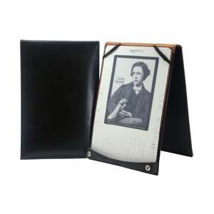   Leather Nook/ Kindle 2 Easel Style Cover Black