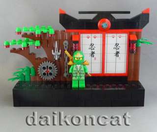 Lego Custom Ninjago Green Ninja & Cole Kai Jay Zane ZX w/ Custom 