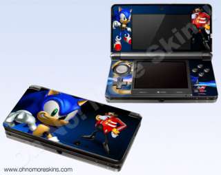 Nintendo 3DS Skin Vinyl Decal   Sonic & Eggman  