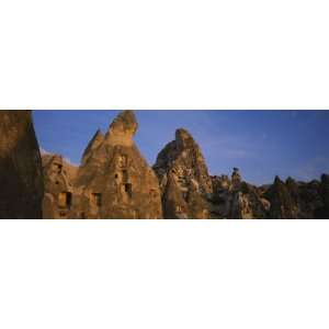 Rock Formations on a Landscape, Uchisar, Cappadocia, Anatolia, Turkey 