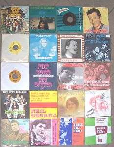 RARE LOT OF 20 POP/OLDIES/ROCK SINGLES & EPs No 10  