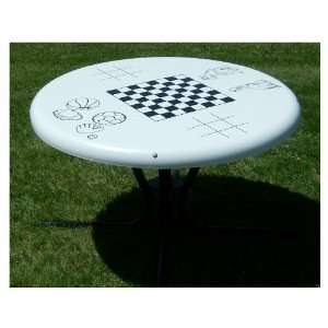  Ahrens Play & Learn Circle Plastic Patio Table RRTC110 
