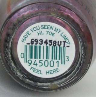 OPI Nail Polish Lacquer Have You Seen My Limo? Shimmer  