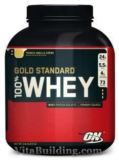 Optimum Nutrition,GOLD STANDARD 100% WHEY Protein, 5 LB, 18 flavors in 