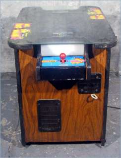 VINTAGE MS. PACMAN TABLE TOP, COCKTAIL TABLE, 19, ARCADE GAME  