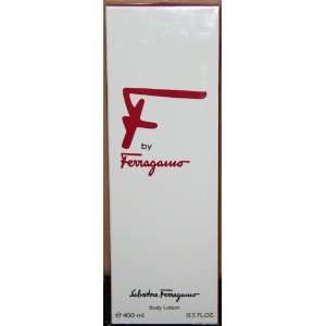  F by Ferragamo Body Lotion, 13.5 fl oz / 400 ml (BOXED 