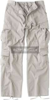 Military Camo Vintage Paratrooper Cargo Fatigues Pants  