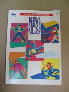 NEW KIDS ON THE BLOCK~A BIG COLORING BOOK~1990~90~COLLECTIBLE~RARE 