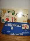   Sorry Slide Pursuit Selchow & 1959 Righter Parcheesi Board Game Com