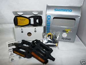 SHIMANO PD R540 SPD SL BICYCLE PEDALS & CLEATS & BONUS  