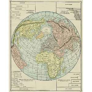  Cram 1892 Antique Map of the Western Hemisphere