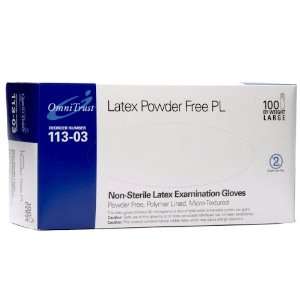  Latex Powder Free Medical Exam Gloves Large 100/box 