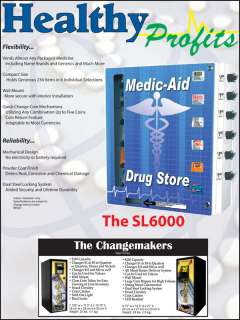 Medicine Vending Machine, OTC Pack & Personal Product Bathroom Vendor 