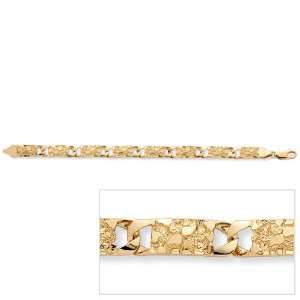 Mens Nugget Bracelet 8 1/4 Jewelry