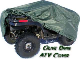 OLIVE ATV QUAD COVER ARCTIC CAT HONDA POLARIS YAMAHA LG (ATVC OL 