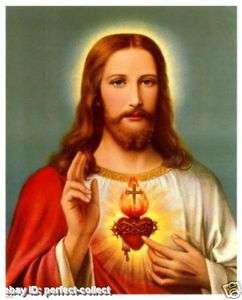 100% Handicrafts Art Religious oil painting Sacred Heart of Jesus 