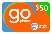 50 ATT GO PHONE Minutes   GoPhone Refill Card PIN  