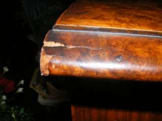   Antique J & J Hopkinson London Upright Grand Piano 52071 Burl Walnut